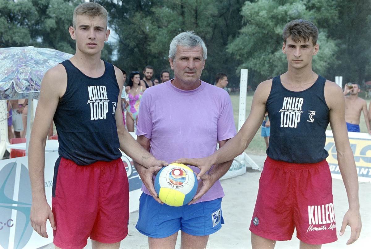 Nikola i Vladimir Grbić sa ocem Milošem